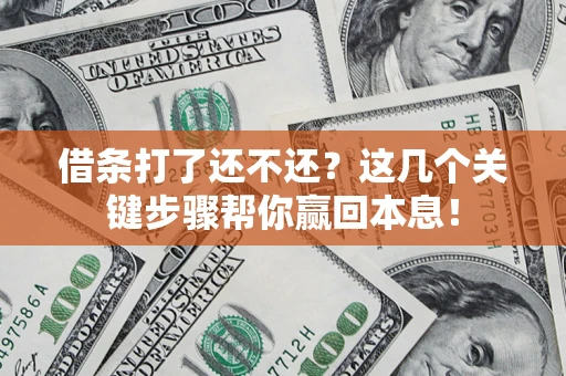 北京借条打了还不还？这几个关键步骤帮你赢回本息！