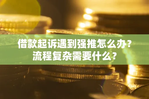 北京借款起诉遇到强推怎么办？流程复杂需要什么？