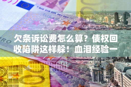 北京欠条诉讼费怎么算？债权回收陷阱这样躲！血泪经验一次讲透