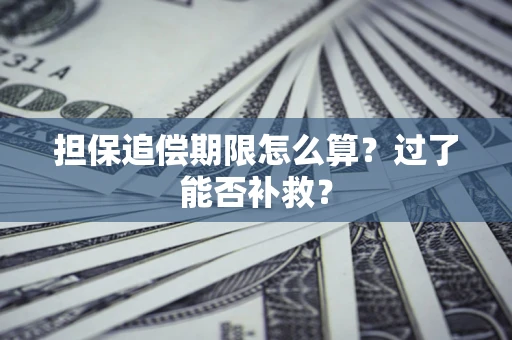 北京担保追偿期限怎么算？过了能否补救？