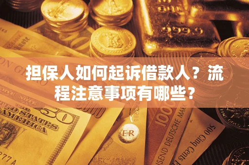 北京担保人如何起诉借款人？流程注意事项有哪些？